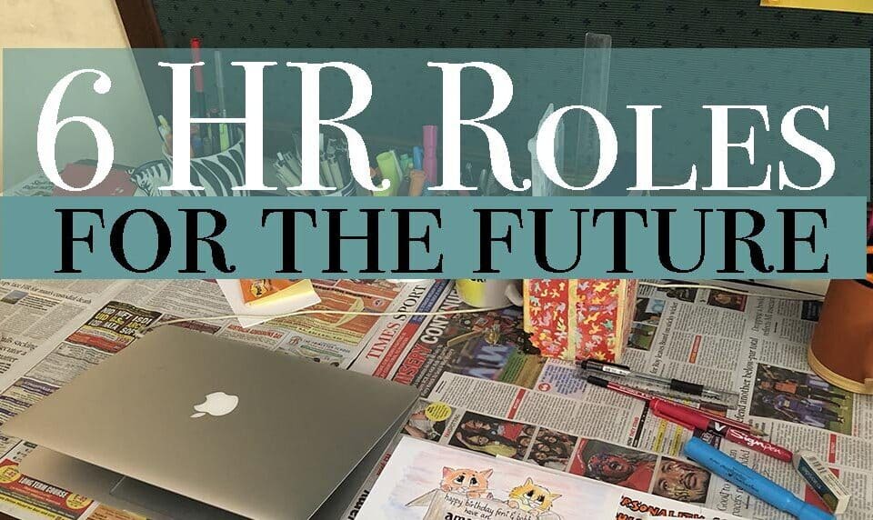 Cozy workspace with a laptop and creative tools, highlighting six future HR roles to boost career talent and leadership in the work environment.