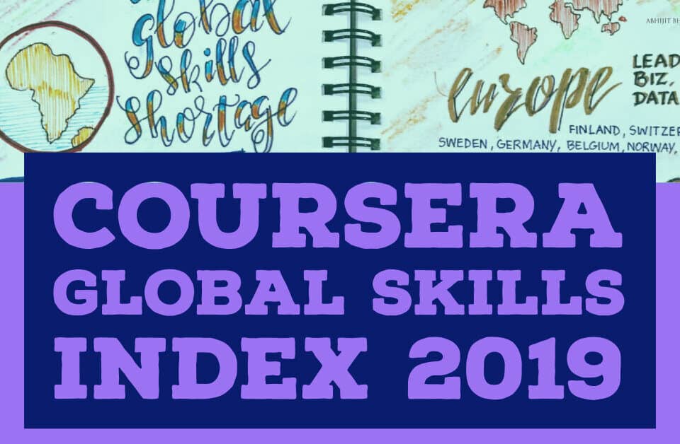 Coursera Global Skills Index 2019 cover highlights talent shortages in business, tech, and data sciences, crucial for leadership and career growth in HR.