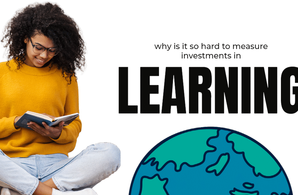 Woman in a cozy sweater reads a book about leadership and career growth. Adding talent and HR insights to her learning journey.