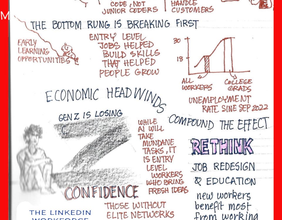 Sketchnote_Entry Level Jobs gone